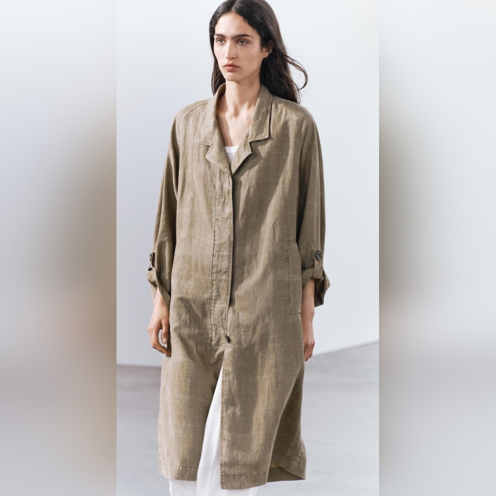 Zara, Trench Coat, NWT - Picture 12 of 17